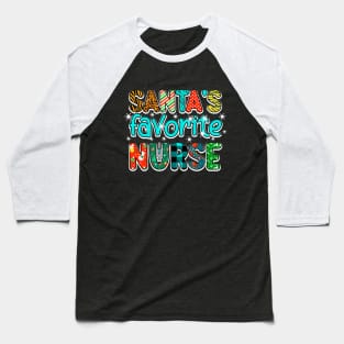 Christmas Nurse Baseball T-Shirt